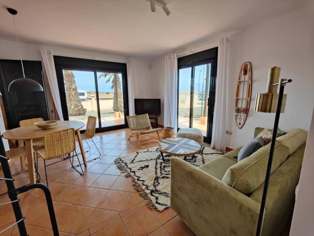 Villa Moana Vistas Al Mar Y Jacuzzi Lajares Exterior foto